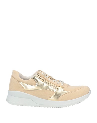 GEOX Sneakers Beige Textile fibres
