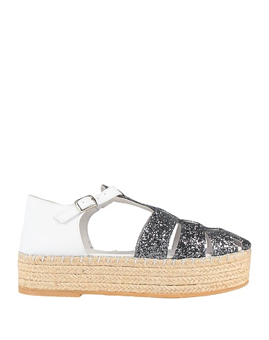 DOCKSTEPS Espadrilles Charcoal Leather