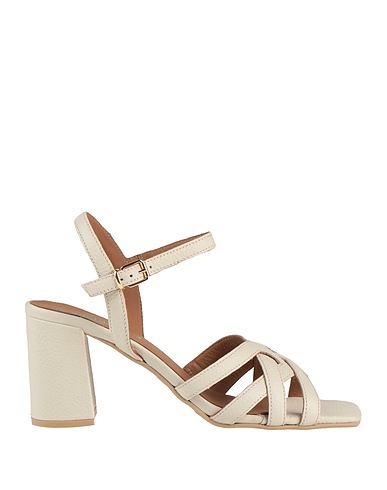 CARMENS Sandals Ivory Leather