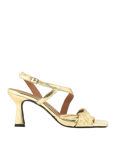 CARMENS Sandals Gold Leather