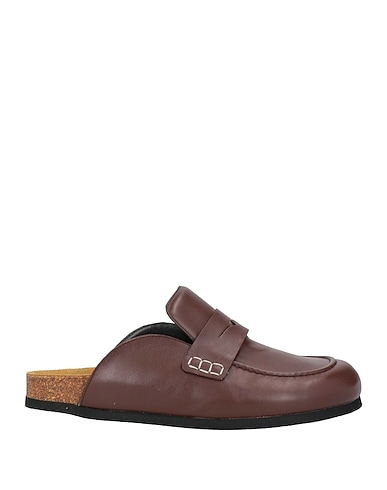 JW ANDERSON Mule e zoccoli Cioccolato Pelle