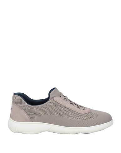 GEOX Sneakers Grigio chiaro Fibre tessili