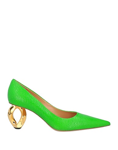 JW ANDERSON Pumps Grün Leder