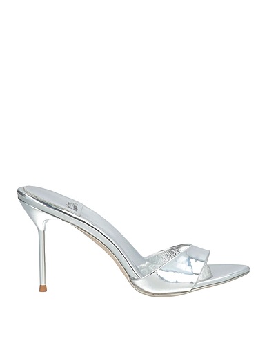 JEFFREY CAMPBELL Sandals Silver Textile fibres