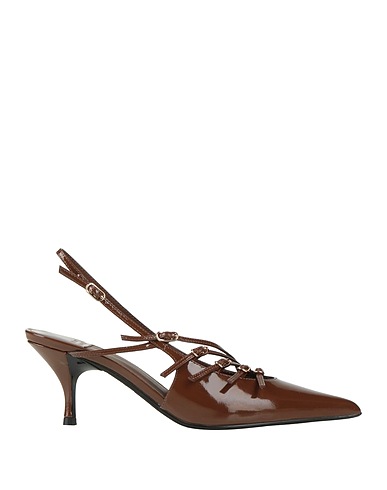 JEFFREY CAMPBELL パンプス チョコレートブラウン 革（なめし加工）