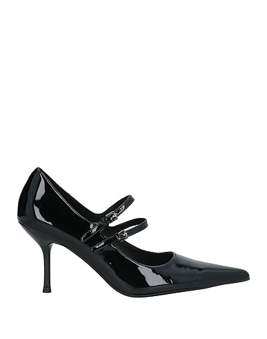 JEFFREY CAMPBELL Court Black Leather