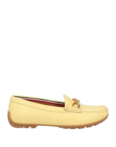 GEOX Loafers Pastel yellow Leather