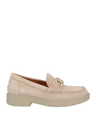 GEOX Loafers Light grey Leather