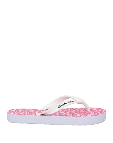ARMANI EXCHANGE Flip flops White 100% Rubber