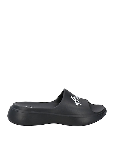 ARMANI EXCHANGE Sandals Black Rubber