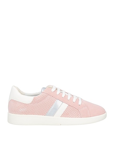 GEOX Sneakers Light pink Leather, Textile fibres