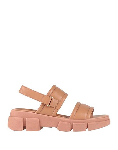 GEOX Sandals Light brown Leather
