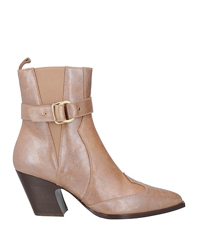 LIU •JO Ankle boot Light brown Leather