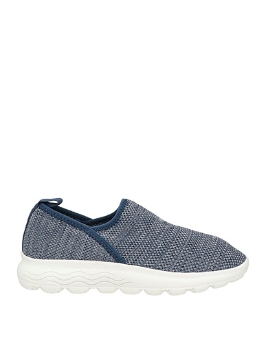 GEOX Sneakers Navy Recycled polyester, Recycled nylon