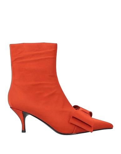 JEFFREY CAMPBELL Ankle boot Rust Textile fibres