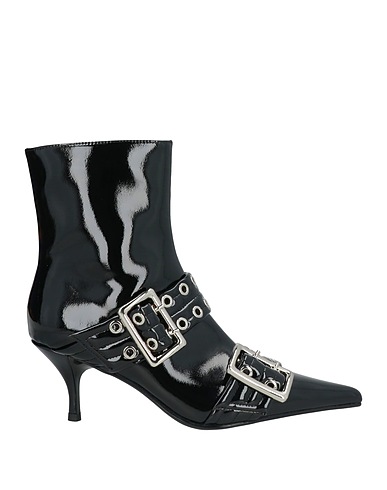 JEFFREY CAMPBELL Stiefelette Schwarz Gewebefasern