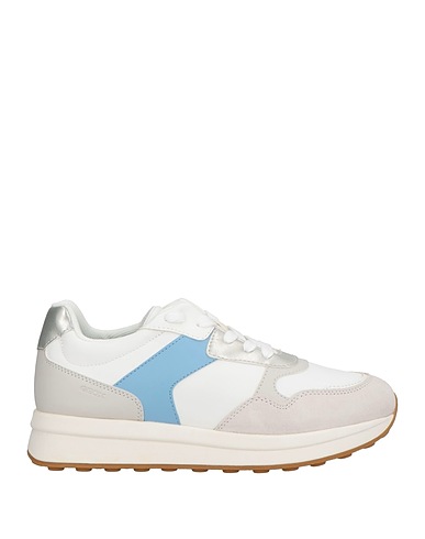 GEOX Sneakers Weiß Gewebefasern