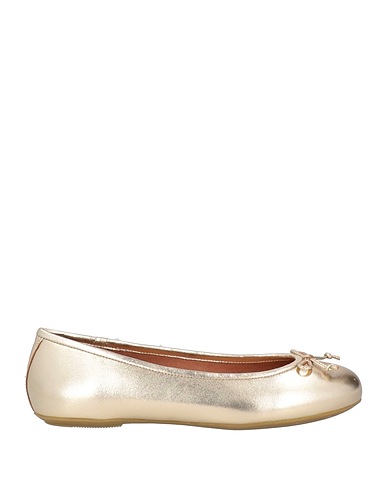 GEOX Ballet flats Gold Leather