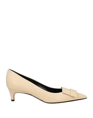 SERGIO ROSSI Pump Beige Leather