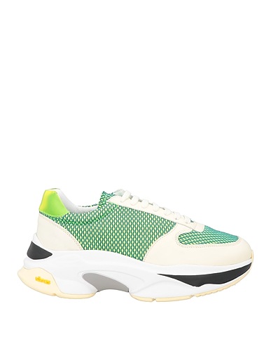 P448 Sneakers Verde Pelle, Fibre tessili