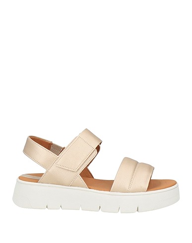 GEOX Sandals Platinum Textile fibers