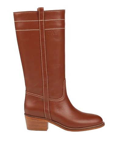 FAY Boots Brown Leather