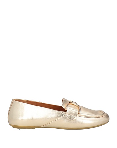 GEOX Loafers Gold Leather