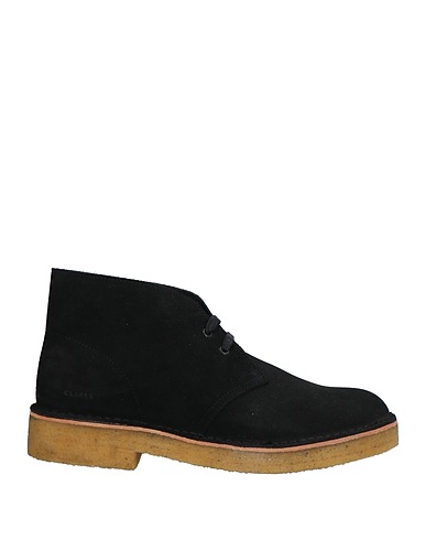 CLARKS ORIGINALS ショートブーツ ブラック 革（なめし加工）