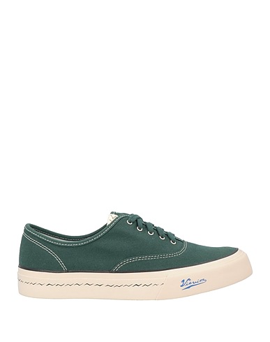 VISVIM Sneakers Verde smeraldo Fibre tessili, Pelle
