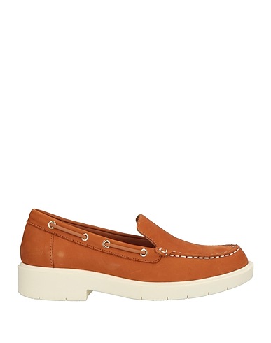 GEOX Loafers Camel Leather