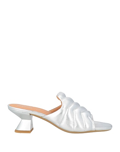 GEOX Sandals Silver Leather