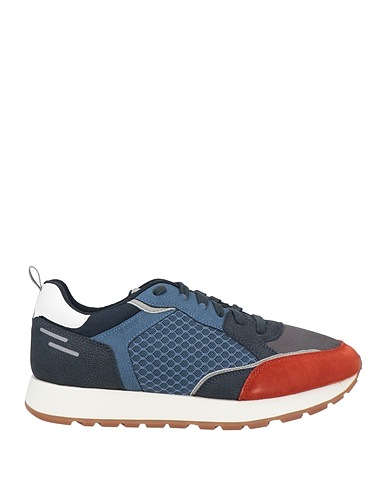 GEOX Sneakers Navy blue Textile fibres
