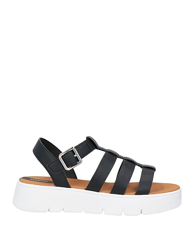 GEOX Sandals Black Textile fibers