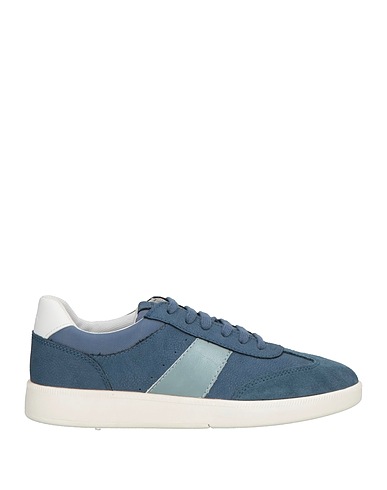 GEOX Sneakers Marineblau Leder, Gewebefasern