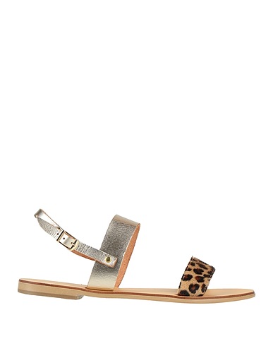 NICOLAS LAINAS Sandals Beige Leather