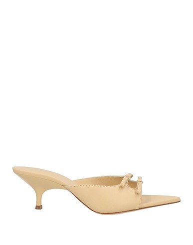 GIA BORGHINI Sandals Beige Leather