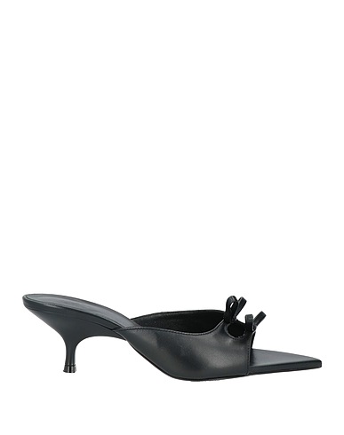 GIA BORGHINI Sandals Black Leather