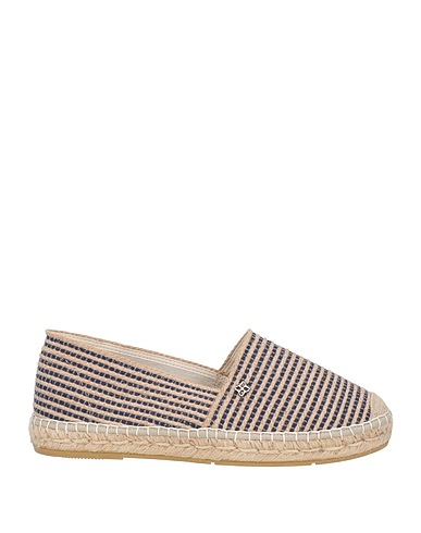 TAGLIATORE Espadrilles Navy blue 45% Cotton, 45% Jute, 10% Polypropylene