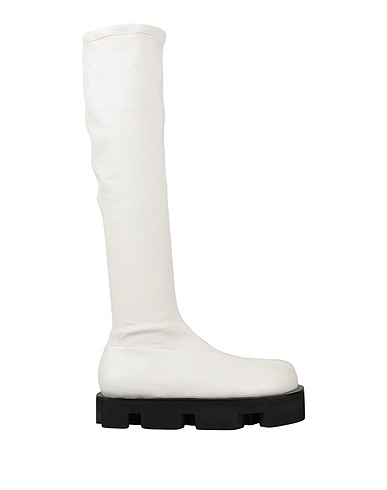 JIL SANDER Boots White Leather