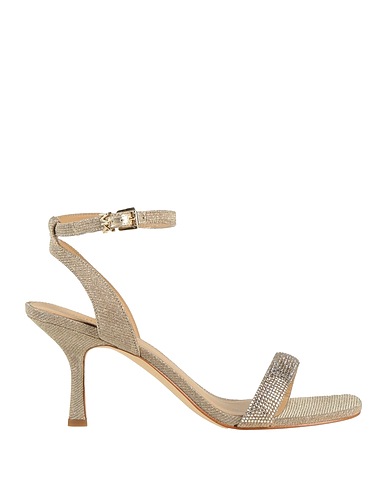 MICHAEL MICHAEL KORS Sandalen Gold Gewebefasern