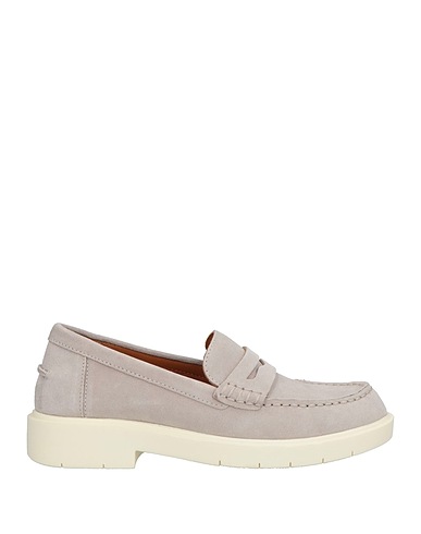 GEOX Loafers Light grey Leather