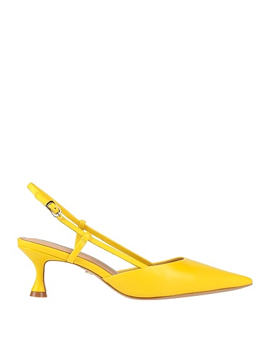 LOLA CRUZ Court Yellow Leather