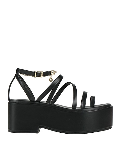 MAJE Flip flops Black Leather