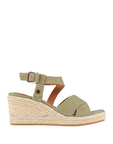 GEOX Espadrilles Sage green Leather