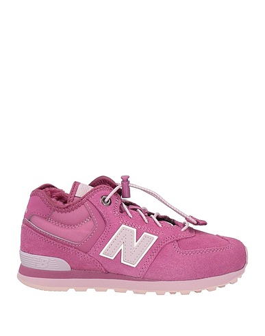 NEW BALANCE Sneakers Antique rose Leather, Textile fibers