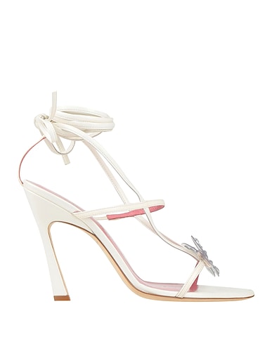 BLUMARINE Сандалии Белый Кожа