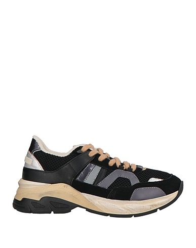 SERAFINI Sneakers Μαύρο Ίνες υφασμάτων, Δέρμα