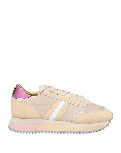 SERAFINI Sneakers Beige Textile fibres, Leather