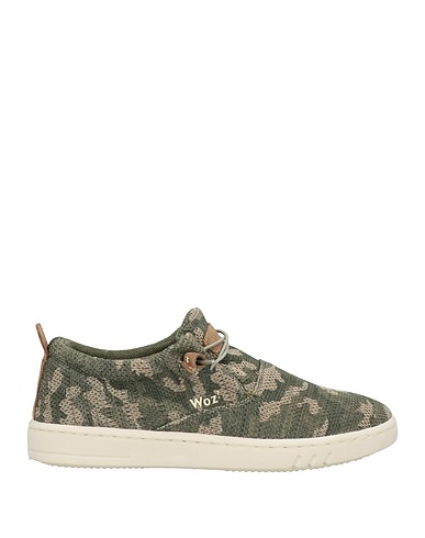 WOZ? Sneakers Military green Textile fibers