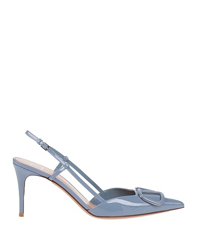 VALENTINO GARAVANI Court Light blue Leather